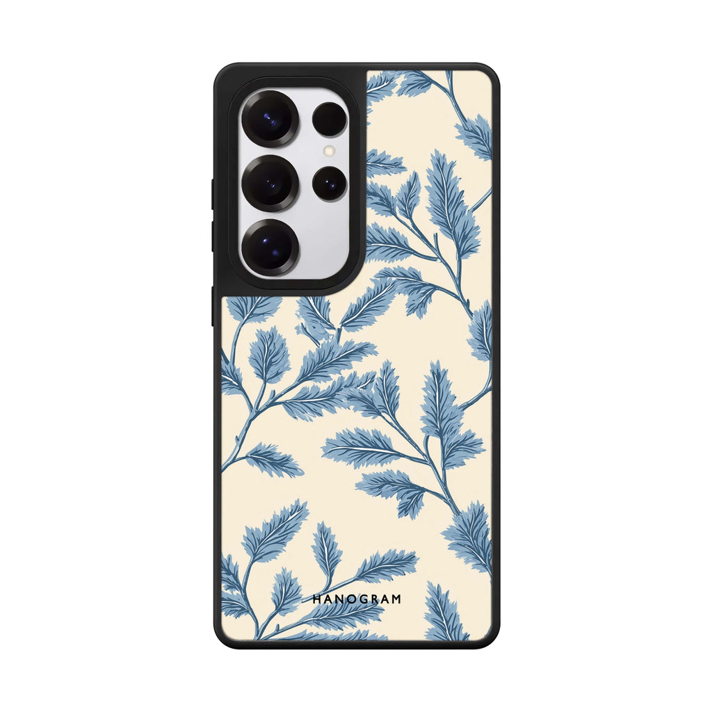 Blue Botanical 鏡面手機殼