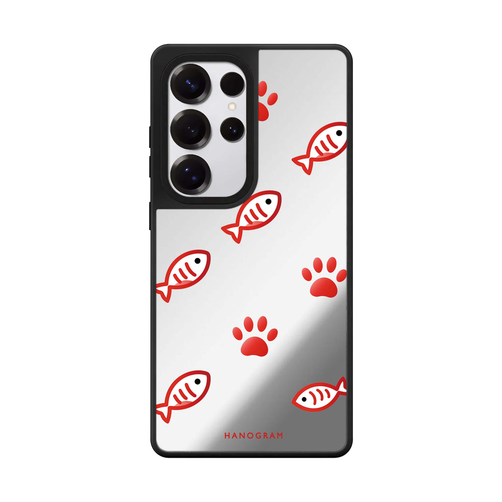 Scarlet Pawprints Samsung Galaxy 鏡面手機殼