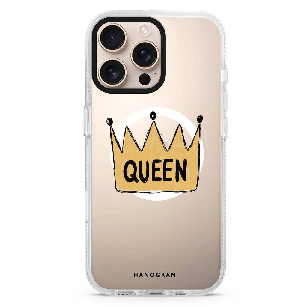 Royal Queen Magsafe 兼容水晶透明保護殼