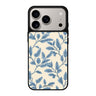 Blue Botanical 藍色花卉 iPhone 17 Pro Max 鏡面手機殼主圖