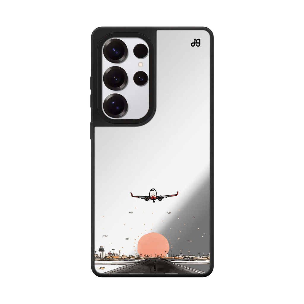 Sunset Takeoff 鏡面手機殼