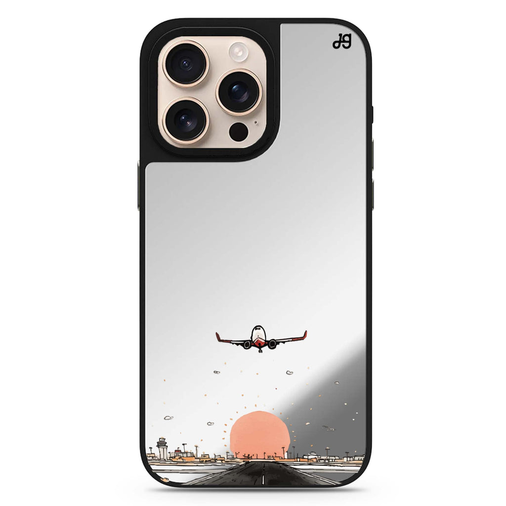 Sunset Takeoff 鏡面手機殼