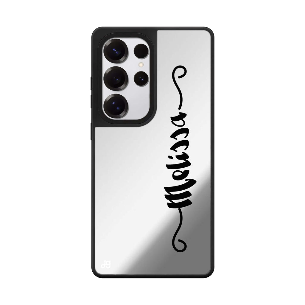 Casual Vertical Name 鏡面手機殼