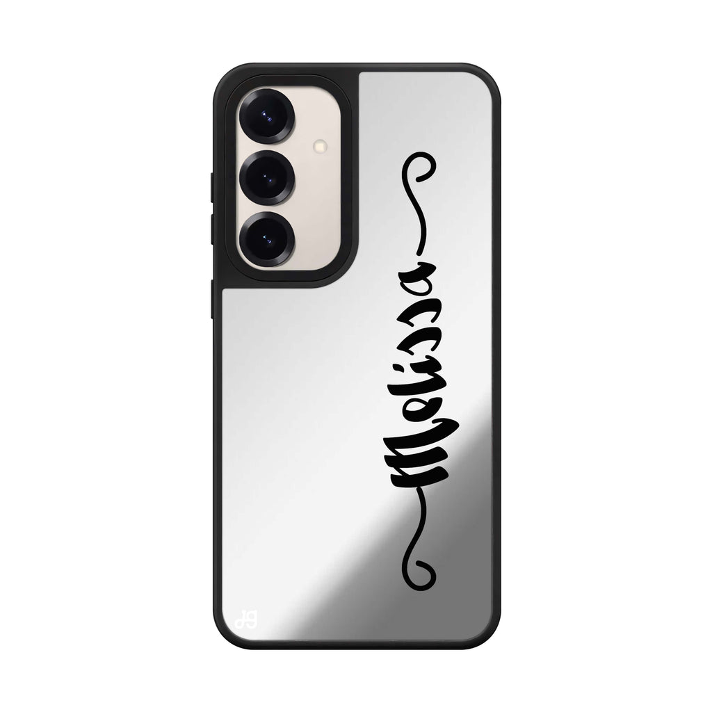 Casual Vertical Name 鏡面手機殼