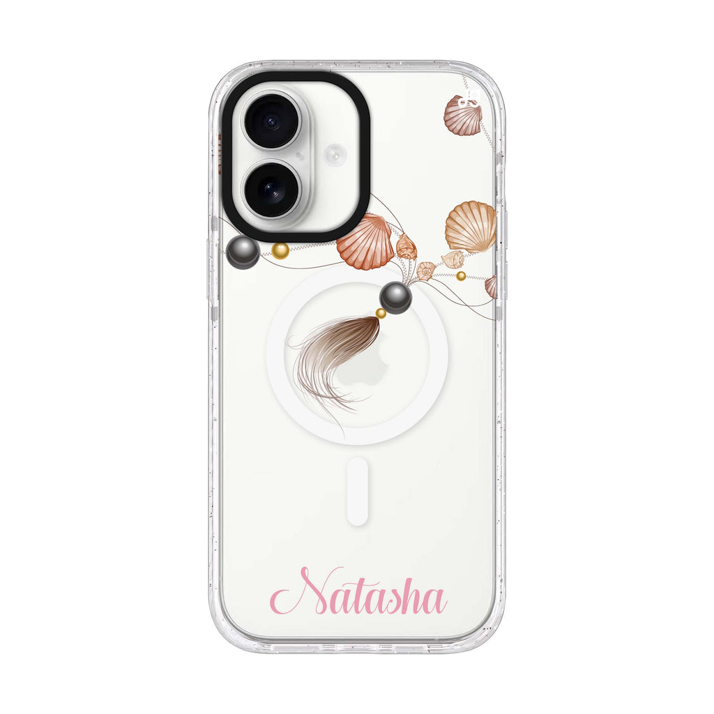Connection of Sea iPhone 17 水晶透明保護殼正面展示