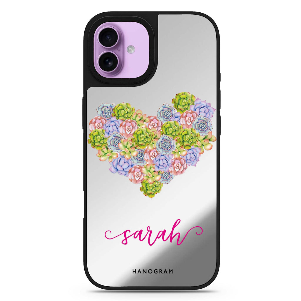 The Dancing Flower iPhone 17 花卉鏡面手機殼 主圖設計