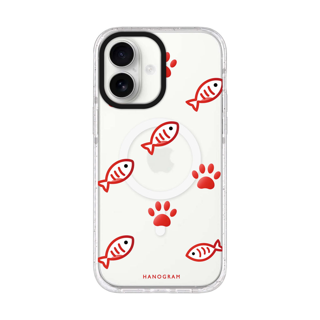 Scarlet Pawprints 水晶透明保護殼
