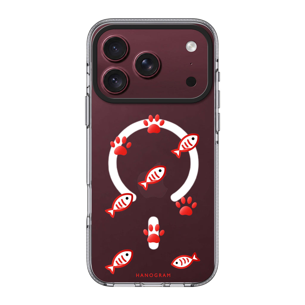 Scarlet Pawprints 水晶透明保護殼