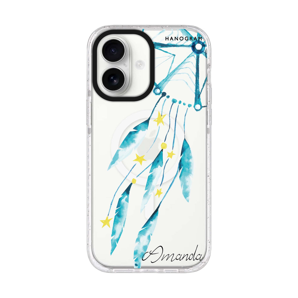 Secret of Five iPhone 17 水晶透明保護殼正面展示