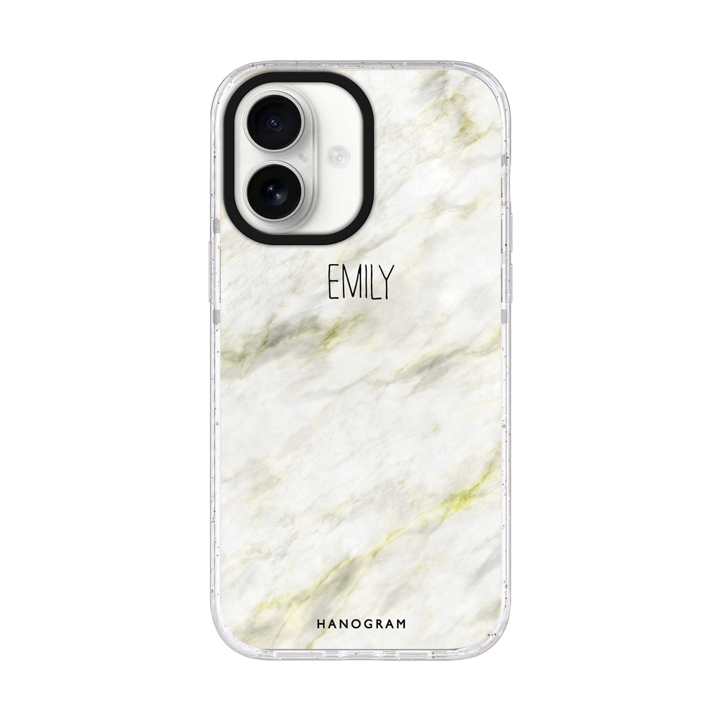 Grand Marble II iPhone 17 水晶透明保護殼正面展示