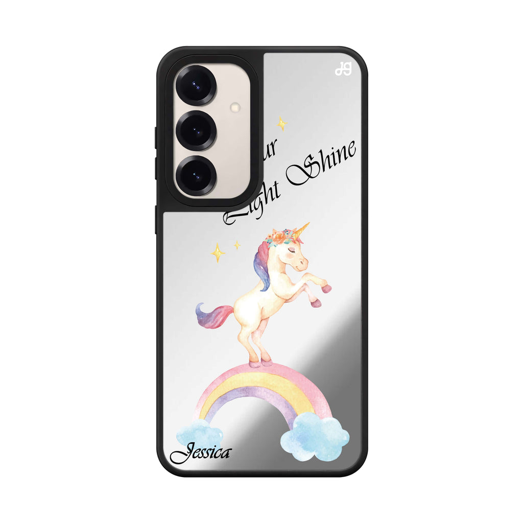 Rainbow Unicorn 鏡面手機殼