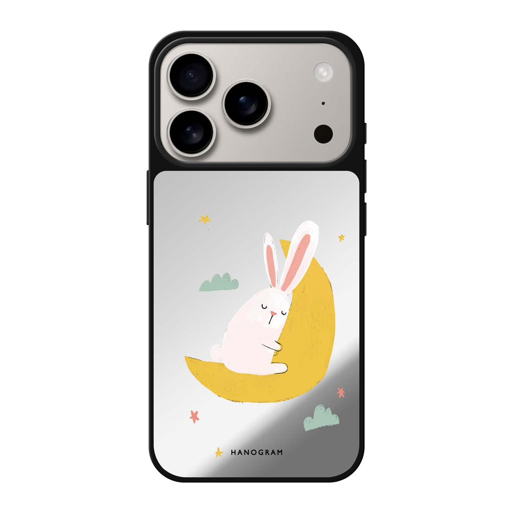 Moon Bunny 月亮兔子 iPhone 17 Pro Max 鏡面手機殼主圖