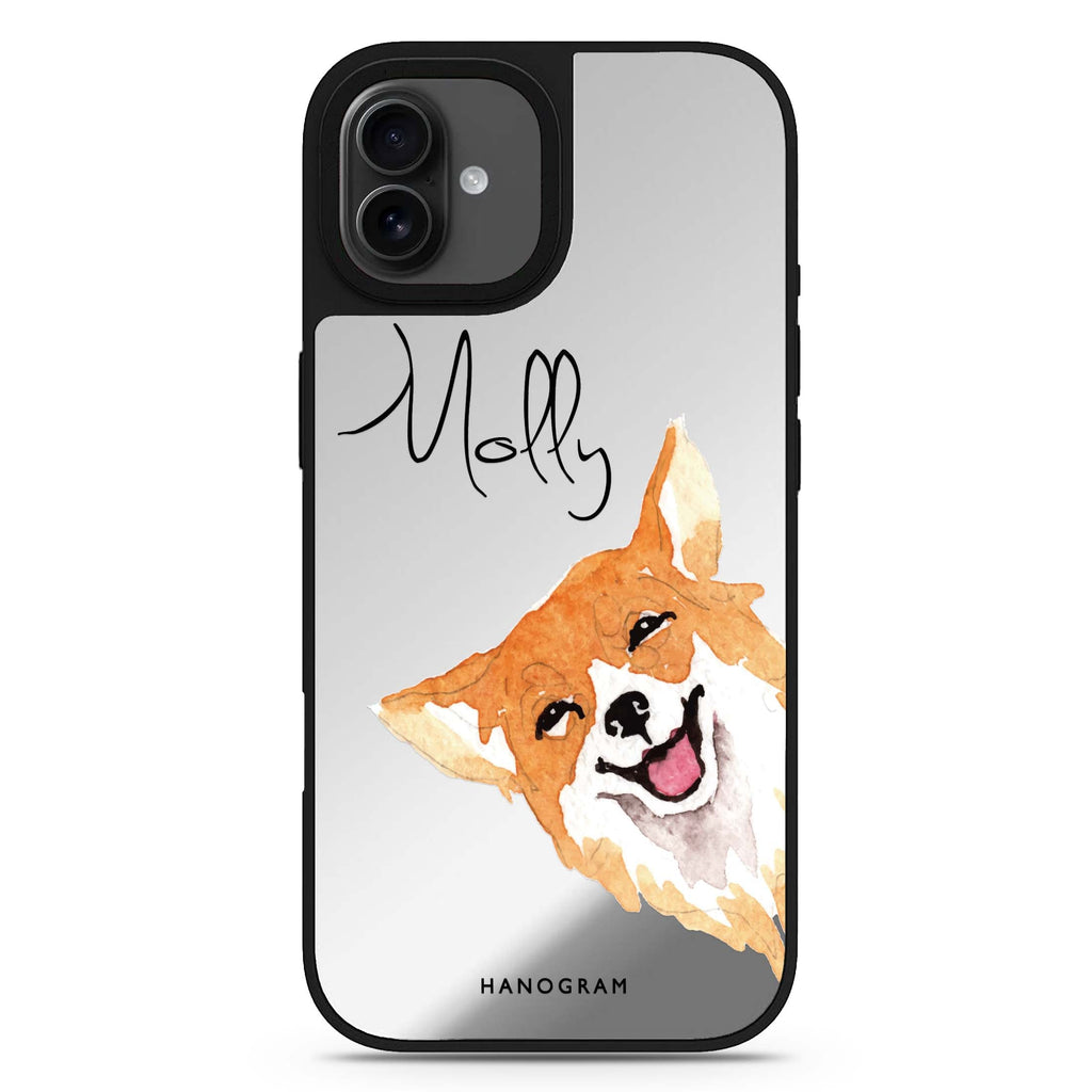 Welsh Corgi iPhone 17 狗狗鏡面手機殼 主圖設計