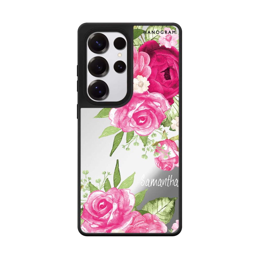 Watercolor Rose 鏡面手機殼
