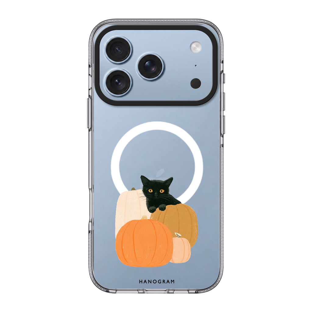 Peekaboo Pumpkin Kitten 水晶透明保護殼