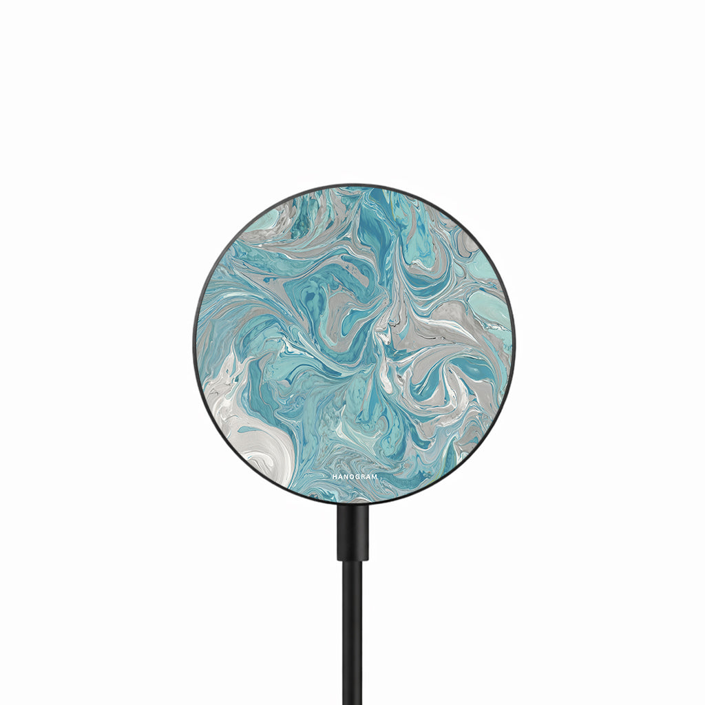 Emerald Marble Flow 25W 磁吸無線充電器