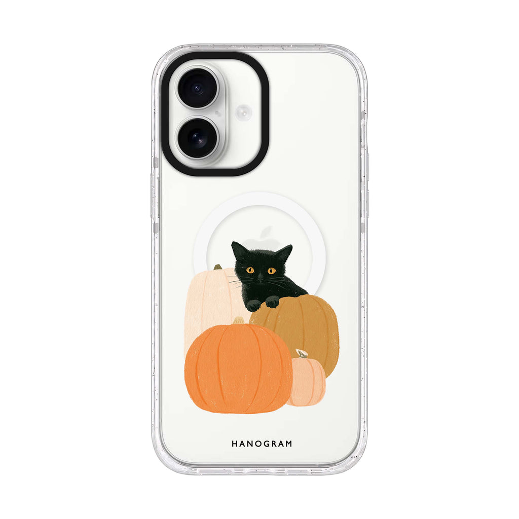 Peekaboo Pumpkin Kitten 水晶透明保護殼