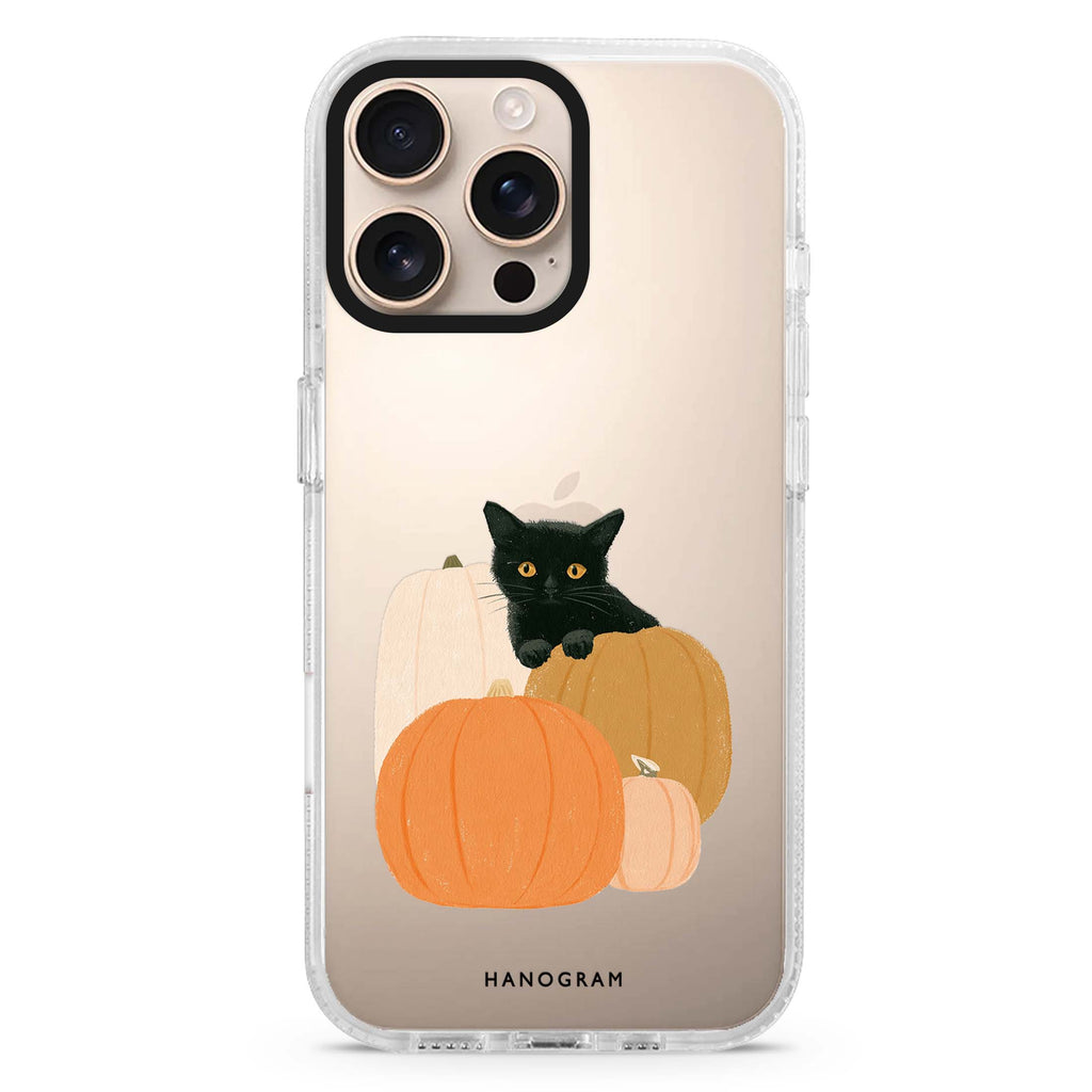 Peekaboo Pumpkin Kitten 水晶透明保護殼
