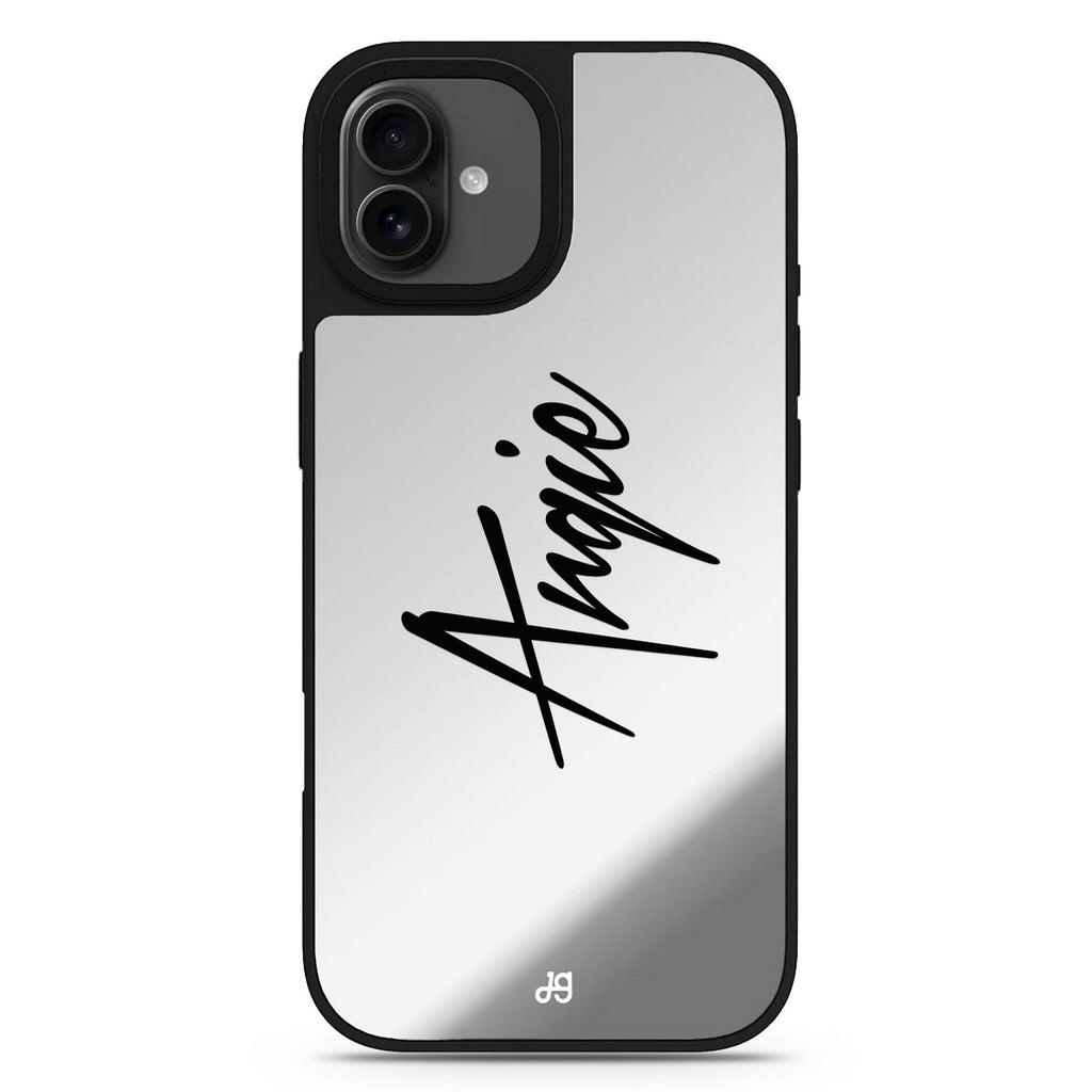 My Love Handwritten iPhone 17 愛心鏡面手機殼 主圖設計