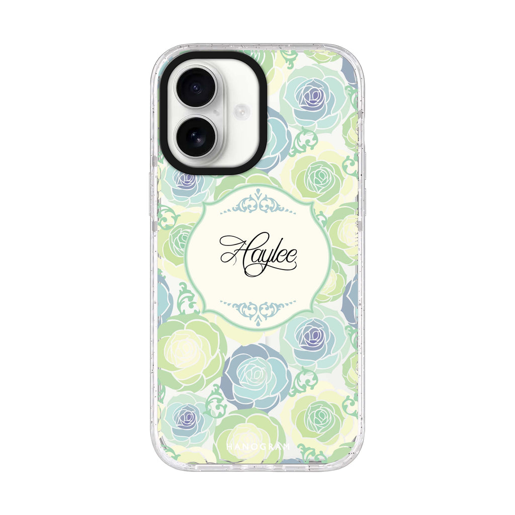 Art of Rose I iPhone 17 水晶透明保護殼正面展示