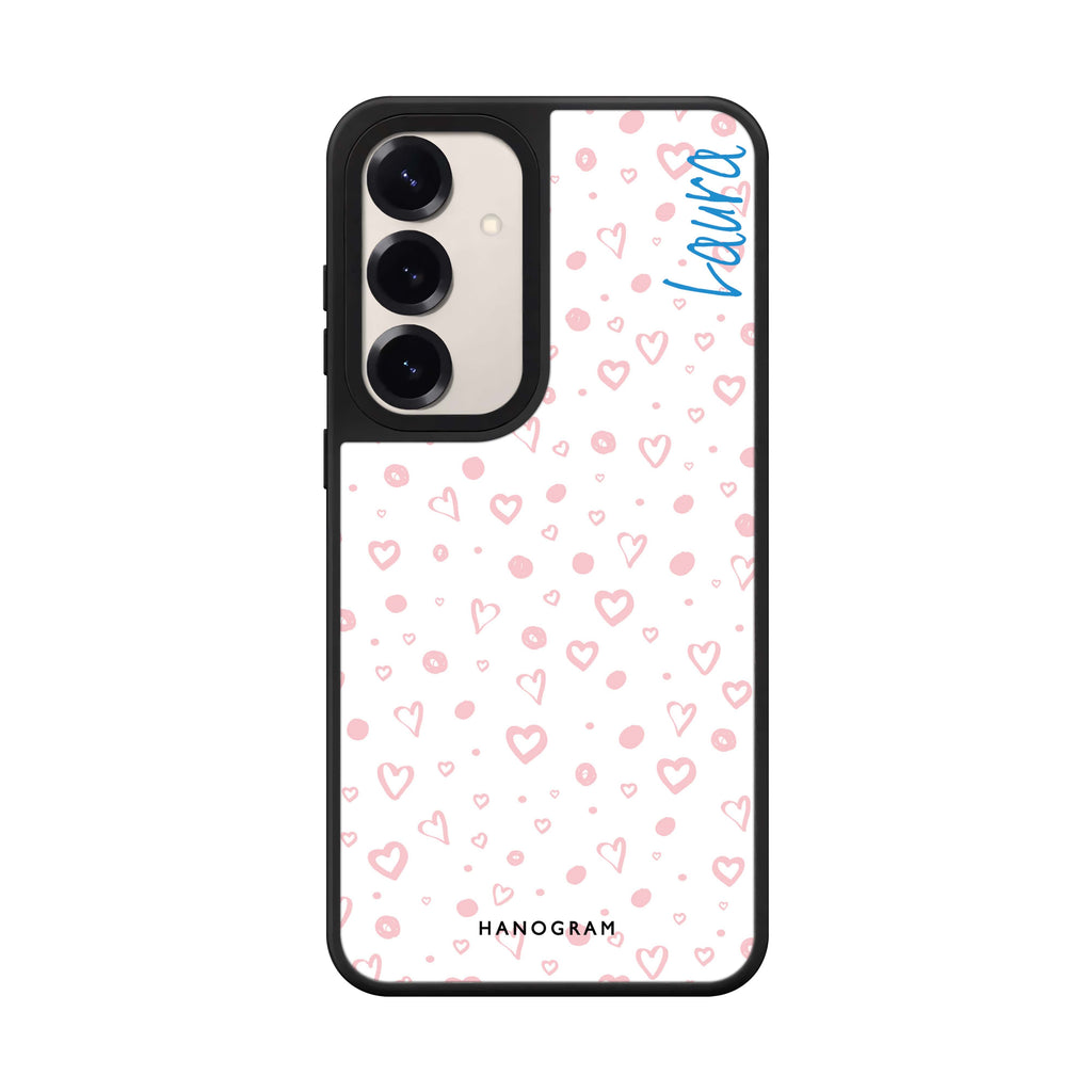 Pinky Hearts 鏡面手機殼