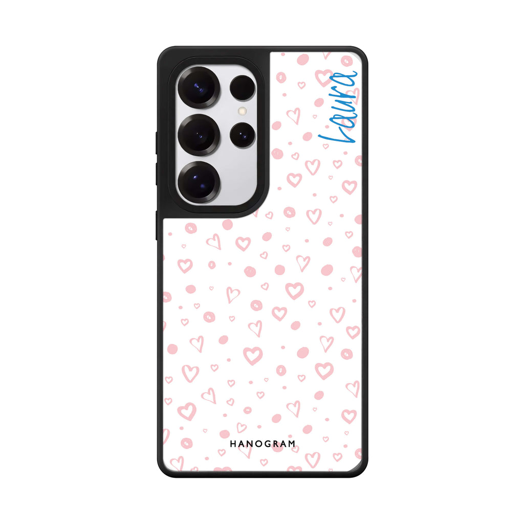 Pinky Hearts 鏡面手機殼