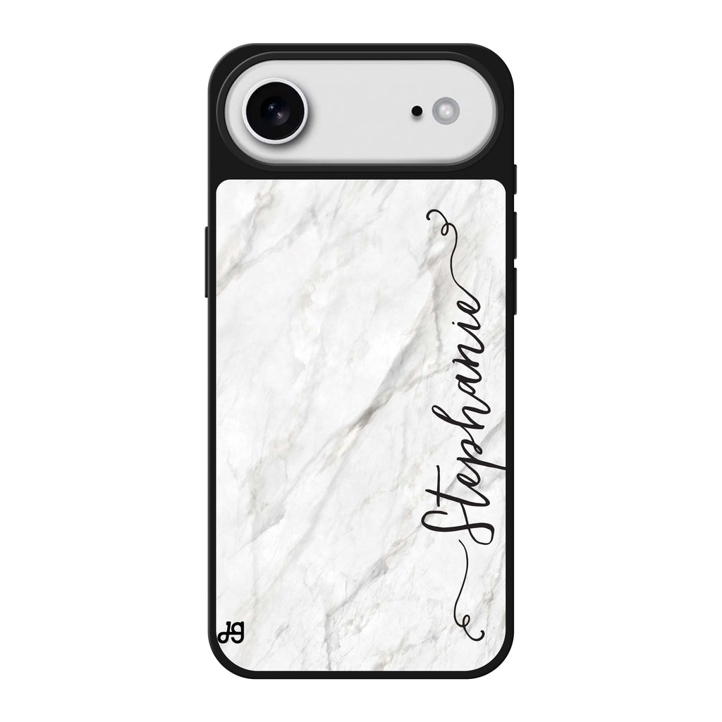 Vertical Cursive & Marble Sleek 鏡面手機殼