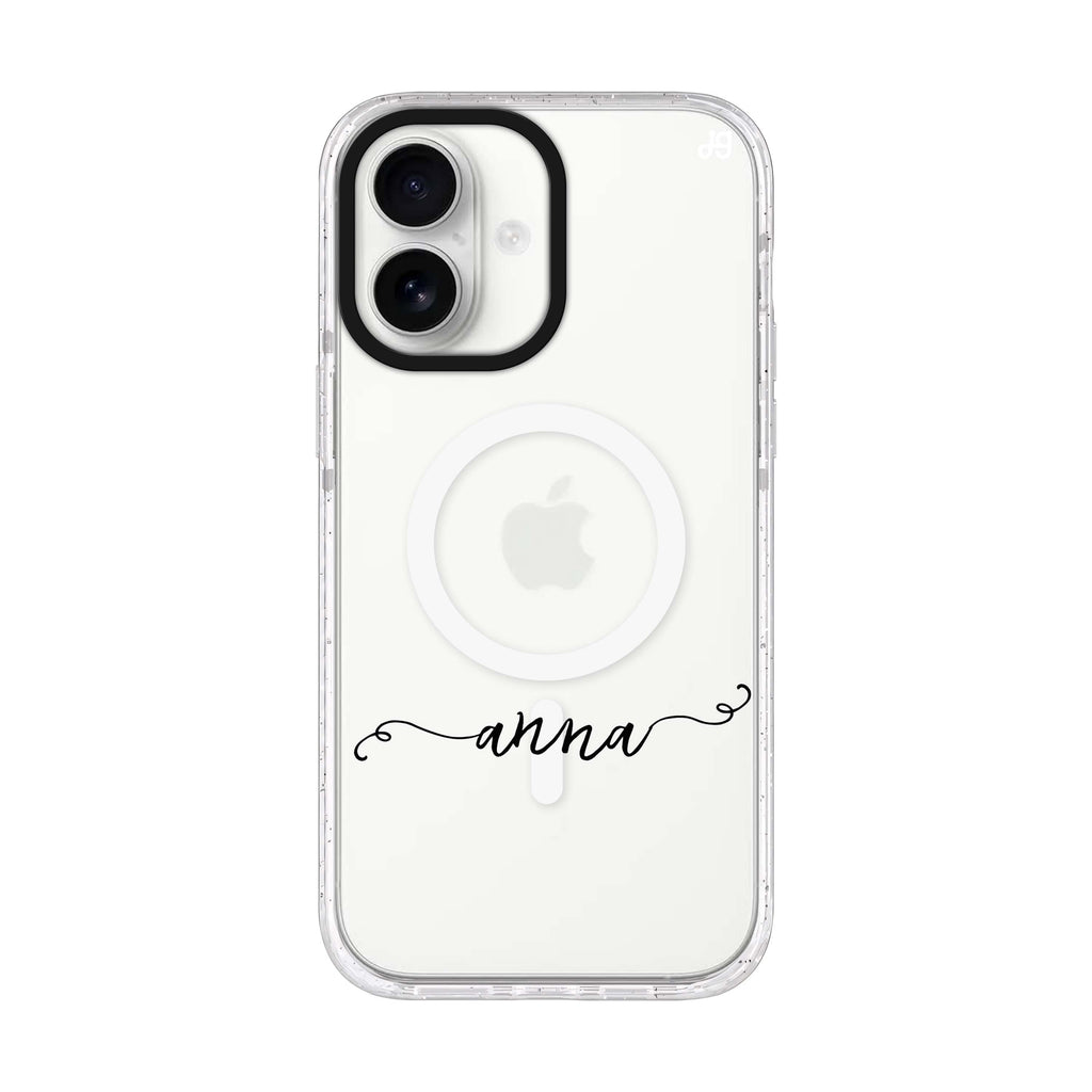 Vine iPhone 17 水晶透明保護殼正面展示