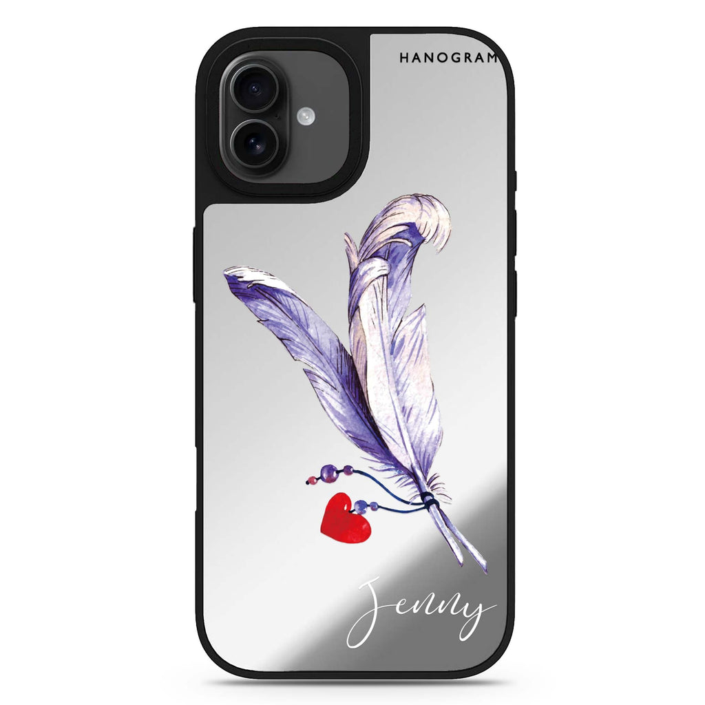 Feather iPhone 17 鏡面手機殼 主圖設計