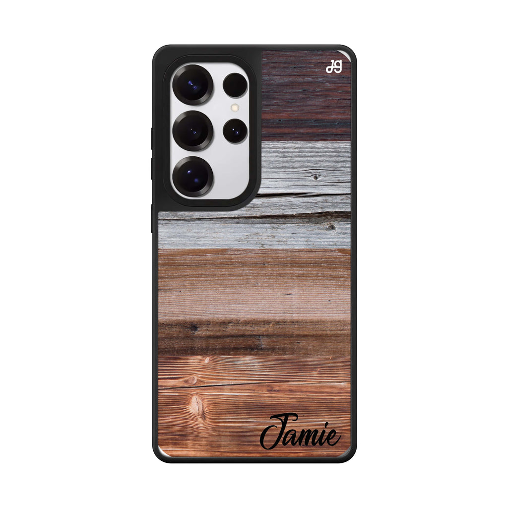 Wood Grain Varigegated 鏡面手機殼