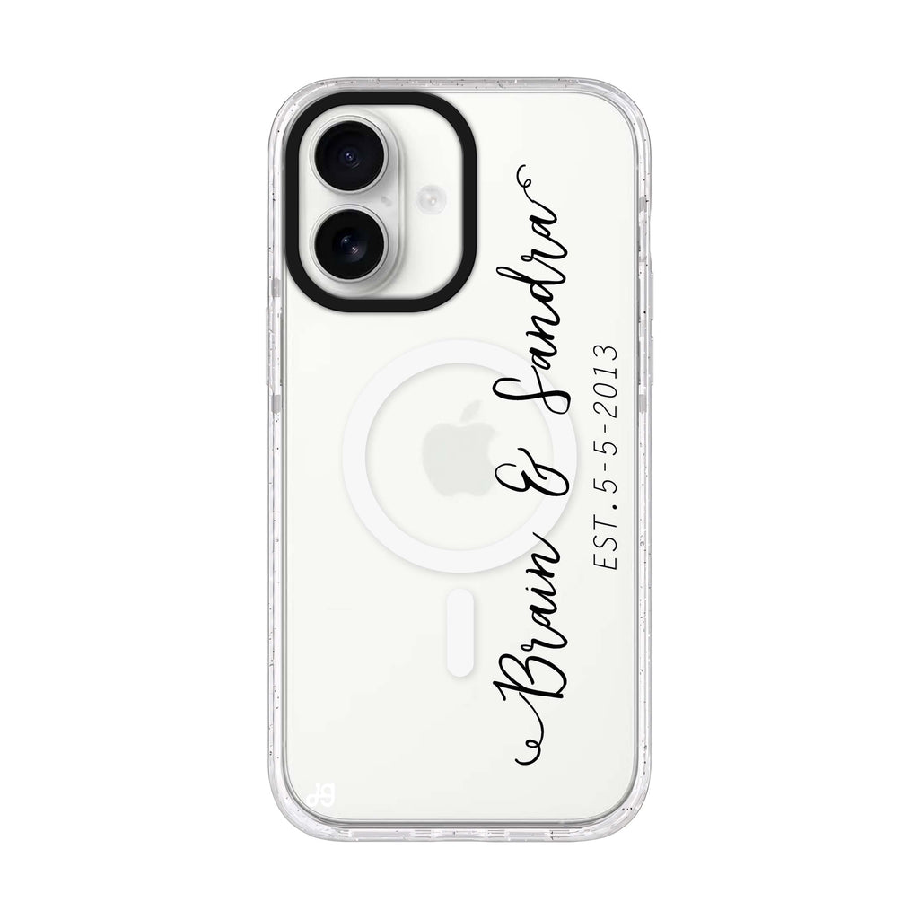 Memory iPhone 17 水晶透明保護殼正面展示