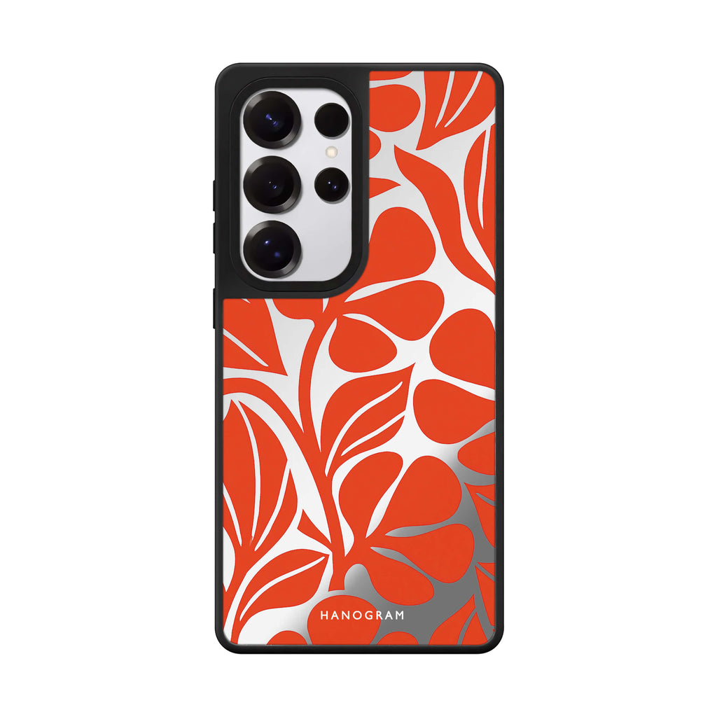 Paprika Petal Cutouts Samsung Galaxy 鏡面手機殼