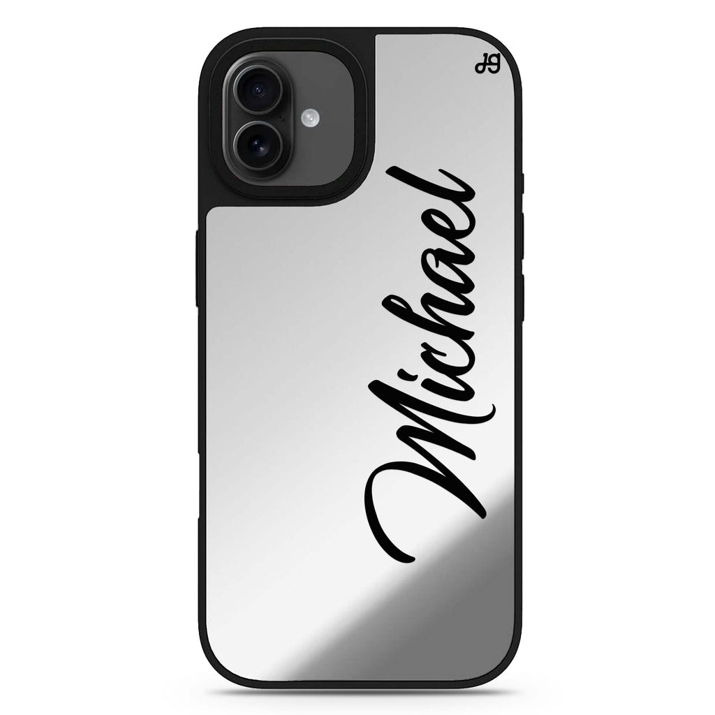 Magnificent Handwritten iPhone 17 個人化名字鏡面手機殼 主圖設計