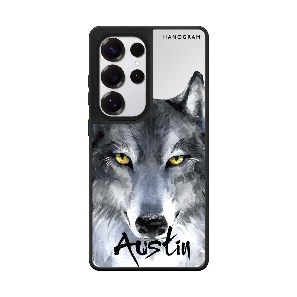 Snow Wolf 鏡面手機殼
