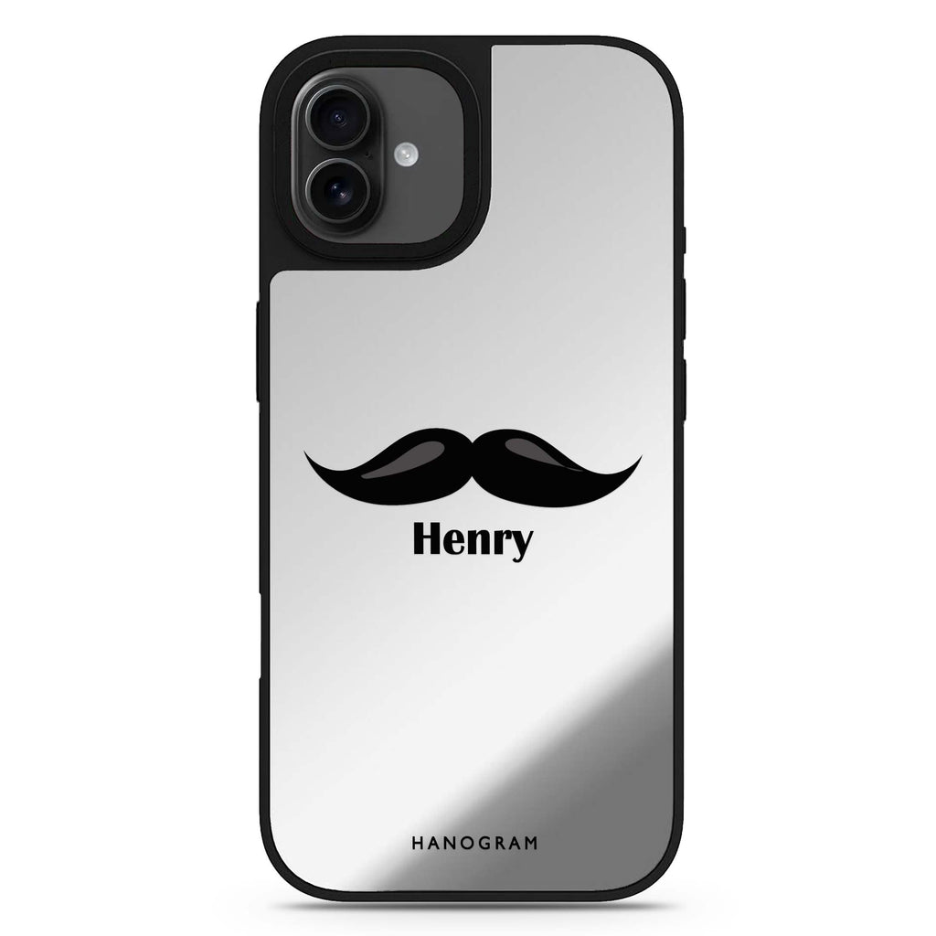 Moustache iPhone 17 鏡面手機殼 主圖設計