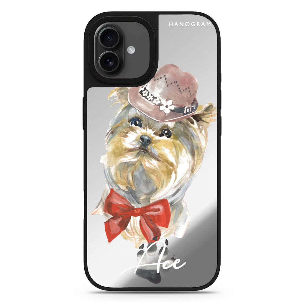 Yorkshire Terrier iPhone 17 鏡面手機殼 主圖設計