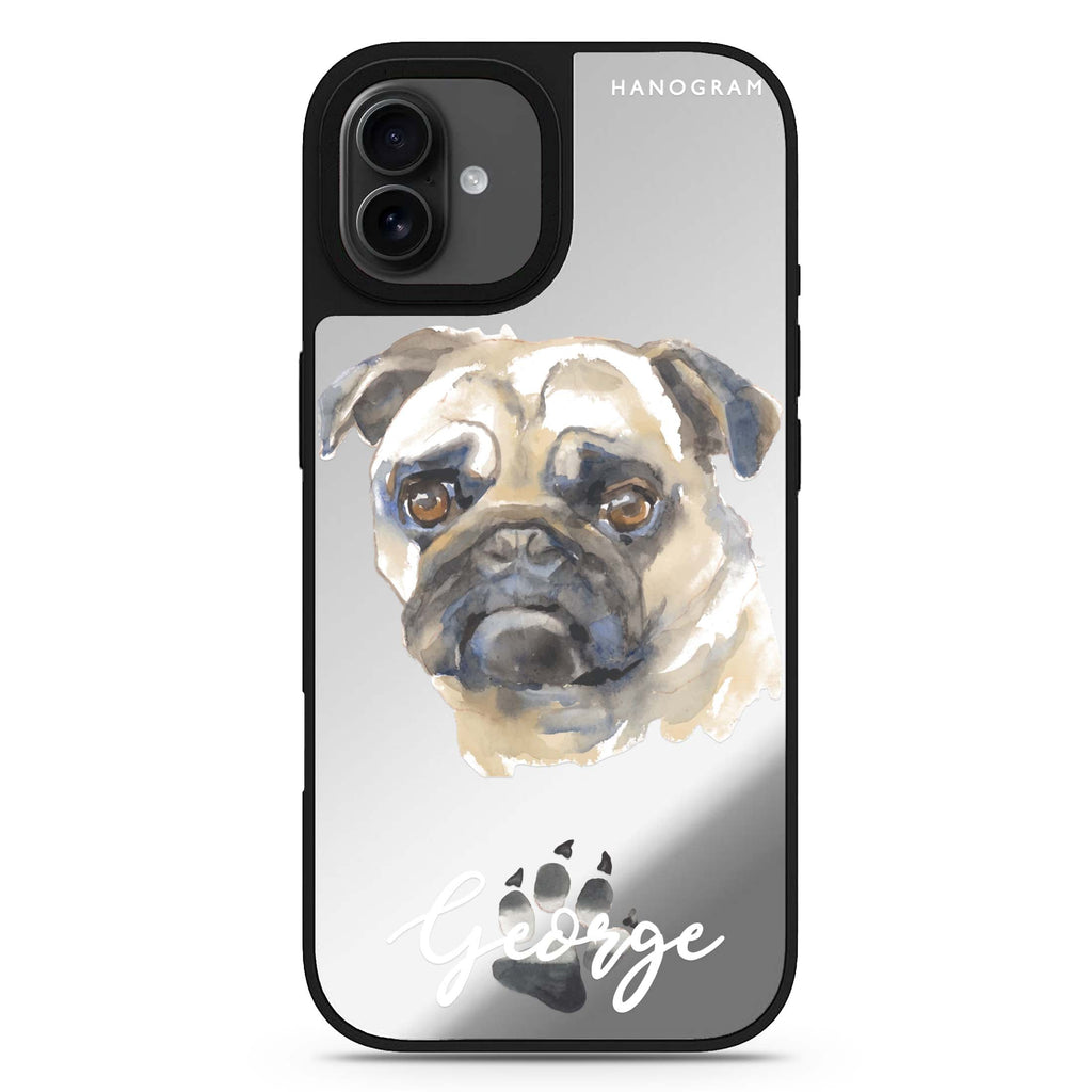 Pug iPhone 17 鏡面手機殼 主圖設計