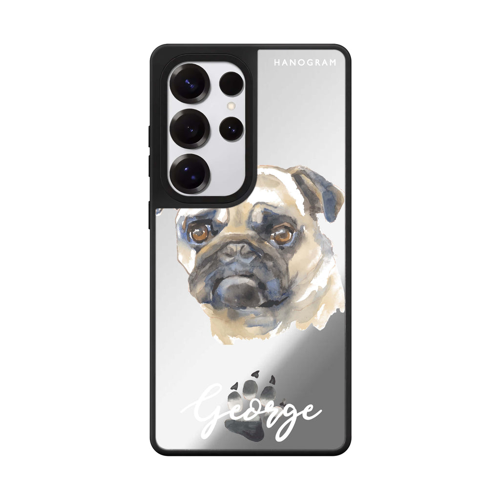 Pug 鏡面手機殼