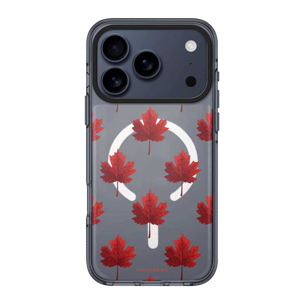 Maple Fall iPhone 17 Pro Max MagSafe 水晶透明保護殼 插畫圖案設計 圖1