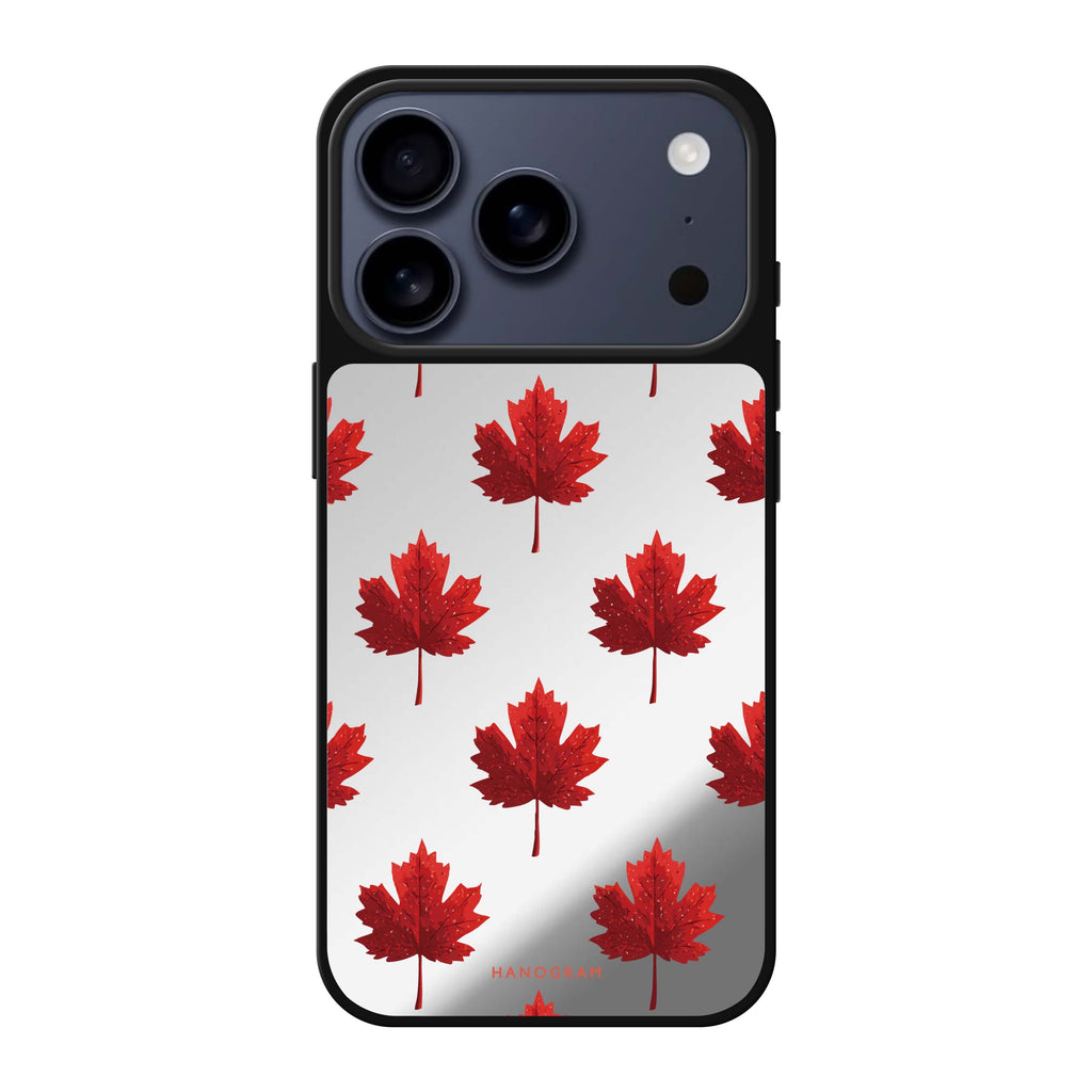 Maple Fall 圖案 iPhone 17 Pro Max 鏡面手機殼主圖