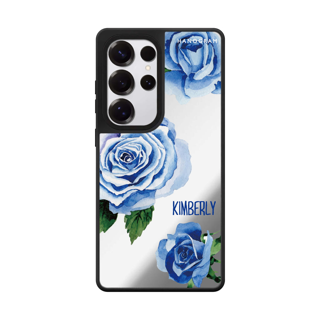 Blue Rose 鏡面手機殼