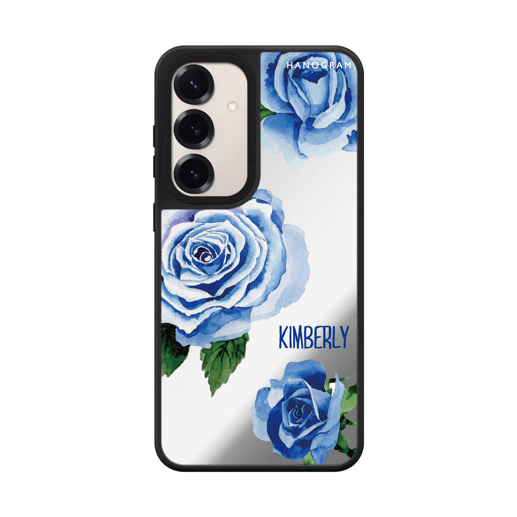 Blue Rose 鏡面手機殼