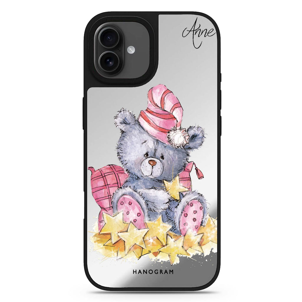 Star Bear iPhone 17 星空鏡面手機殼 主圖設計