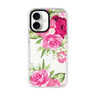 Watercolor Rose iPhone 17 水晶透明保護殼正面展示
