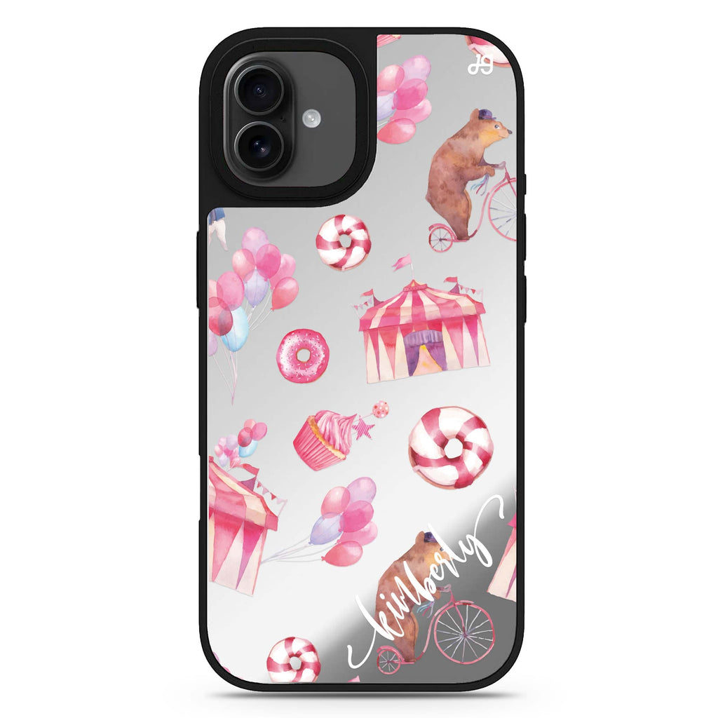 Red Circus iPhone 17 色彩設計鏡面手機殼 主圖設計