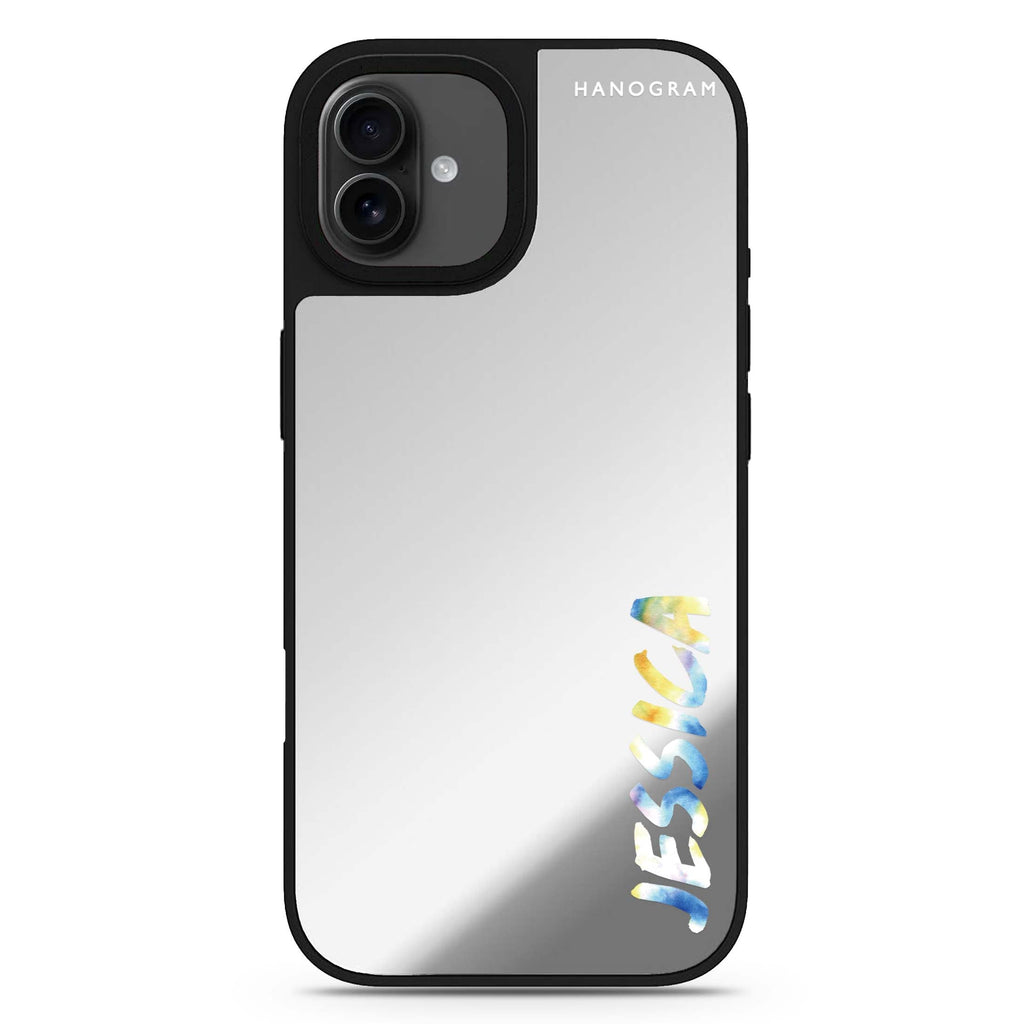 My Watercolour Name iPhone 17 水彩鏡面手機殼 主圖設計