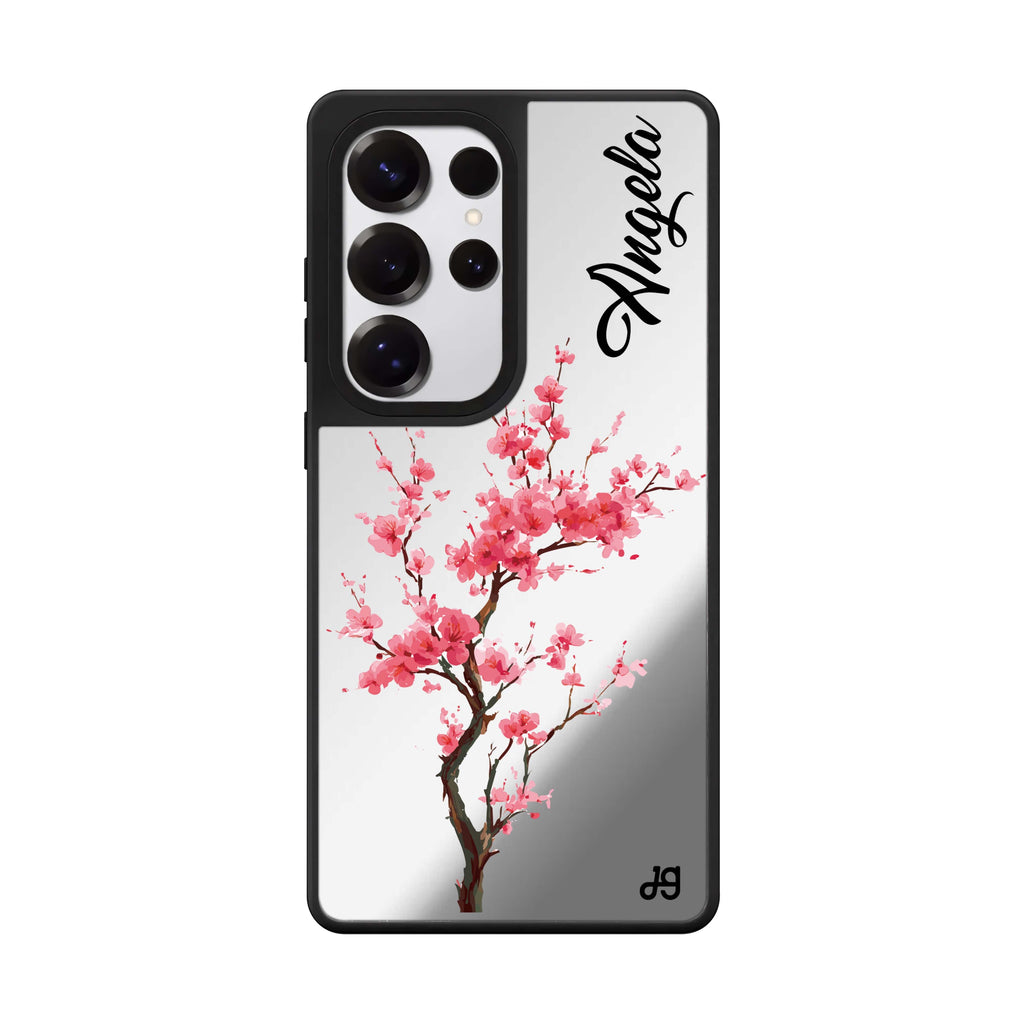 Pink Sakura 鏡面手機殼