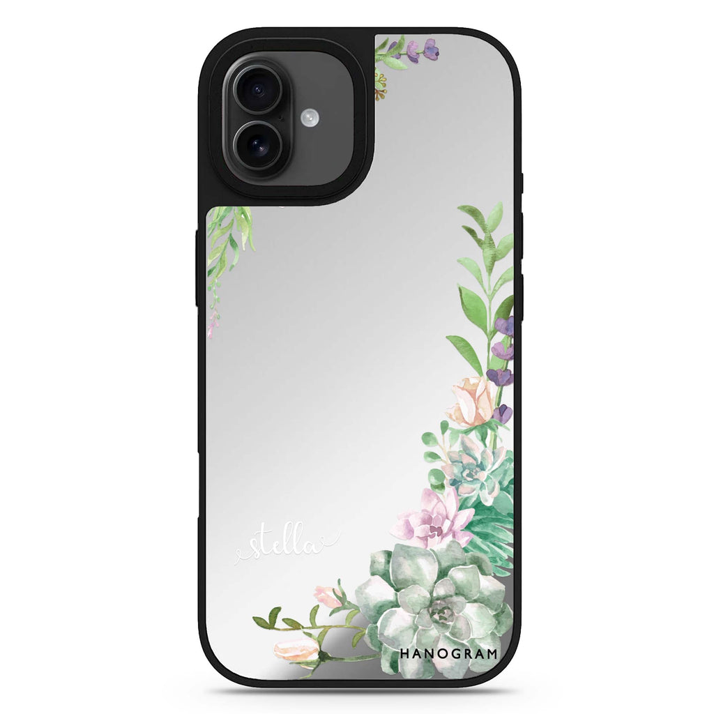 Rose in Wild iPhone 17 花卉鏡面手機殼 主圖設計