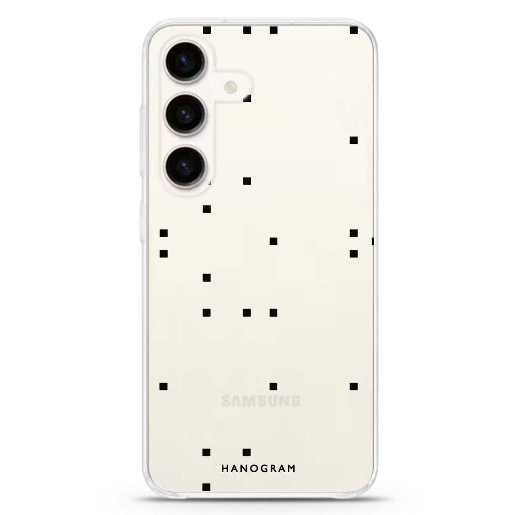 Mini Blocks Samsung Galaxy S26/S25/S24 水晶透明保護殼正面展示