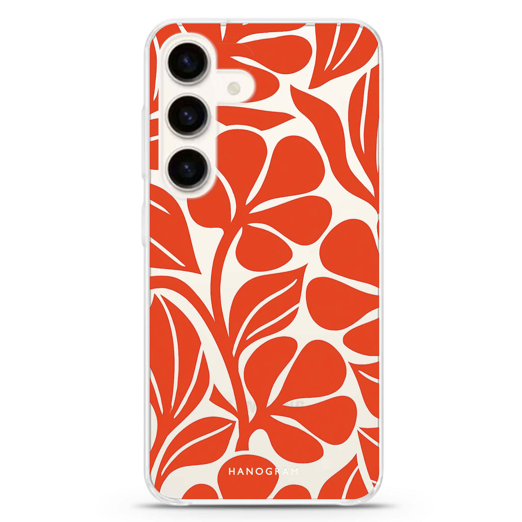 Paprika Petal Cutouts Samsung Galaxy 水晶透明保護殼
